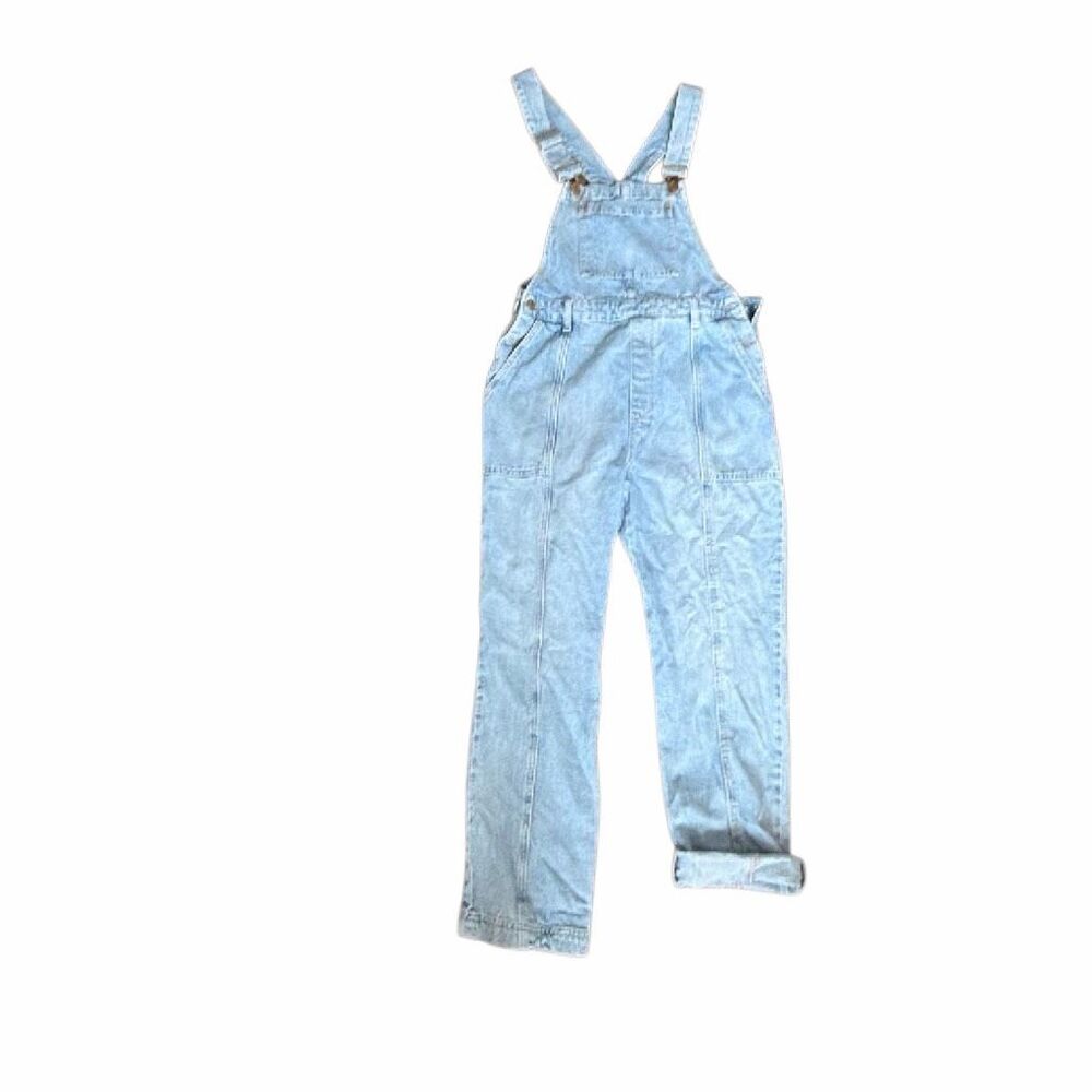 DL1961 Women's Size Small Seaglass Blue Denim Emily Overalls Vintage Style
